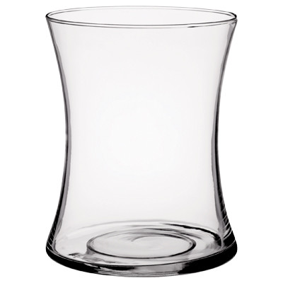 Description:   
	
8" Gathering Vase
Color:   
	
Crystal
Pack Size:   
	
6
Configuration:  Base:  
6.38 in
Opening: 6.13 in
Volume:  
72 oz