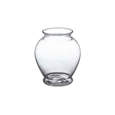 Description:   
	
5" Ginger Vase
Color:   Crystal
Pack Size:   12