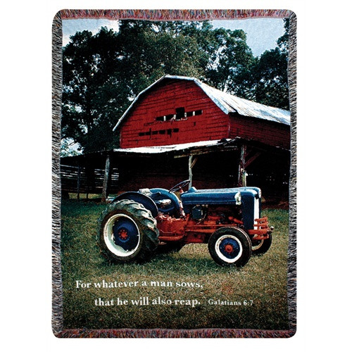 Millspring Farm Tapestry Throw