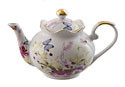 teapot with butterflies