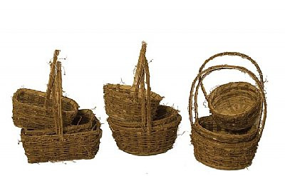Vine Basket Set (3-pc)