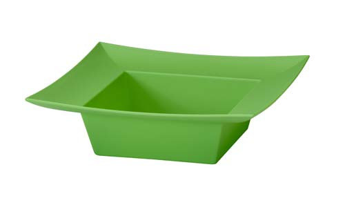 Square Bowl-Apple Green