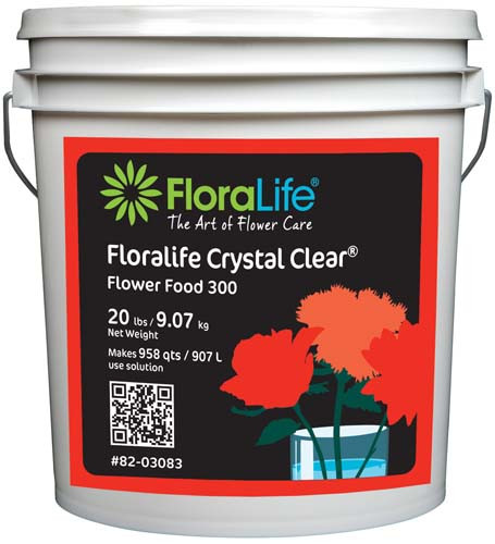 Floralife Crystal Clear Flower Food 300-Powder (20 lb)