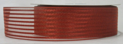 Sheer Stripe-Rust Ribbon