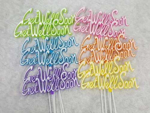 5" "Get Well Soon" Pick-Asst