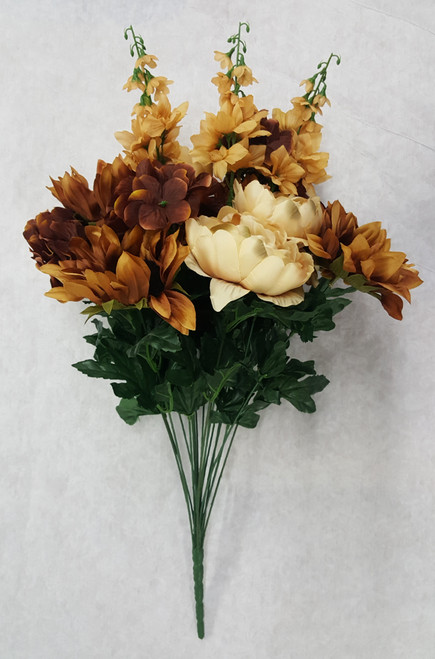 Sunflower/ Hydrangea/ Delphinium/ Peony Bush