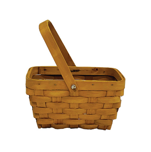 Rectangular Wood Chip Basket