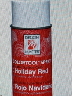 holiday red spray 