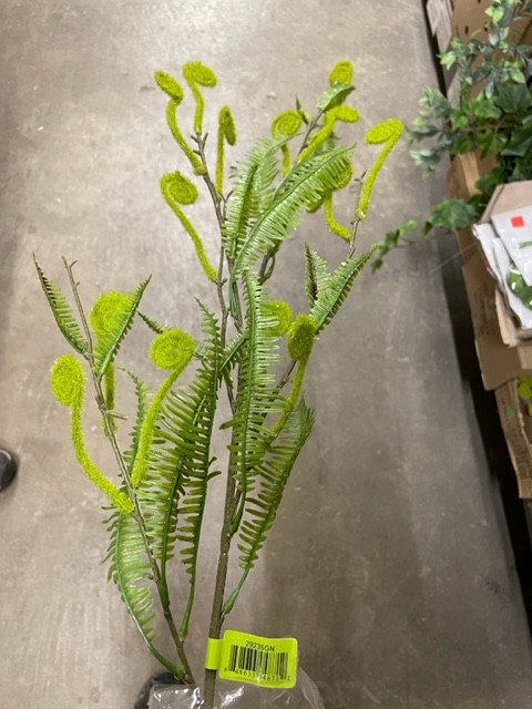 33" curly frawn spray 