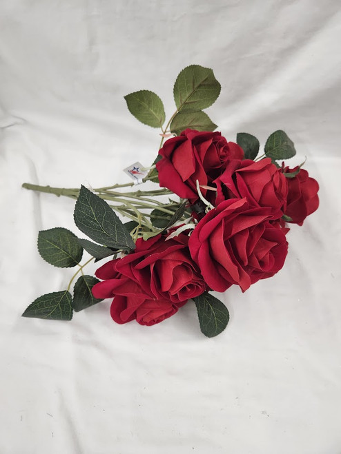 Velvet Finish Imperial Rose Silk Bush