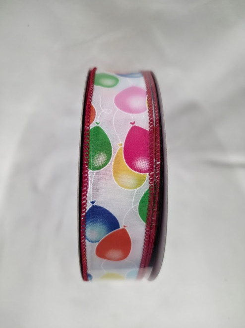 #9 White Satin with Balloons