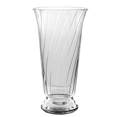 10 1/2" Romanesque Vase - Crystal