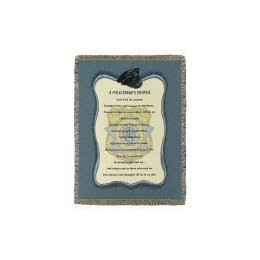 A Policeman's Prayer Tapestry Throw