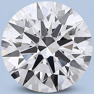 2.66CT ROUND F VS2 Lab Grown Diamond IGI-LG634420983 SKU:102404 available at www.diamondbayjewelers.com