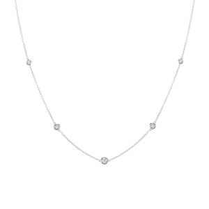14KW Stat/Neck 1.12cwt Dias.  SKU: 10233.  Available at DiamondBayJewelers.com