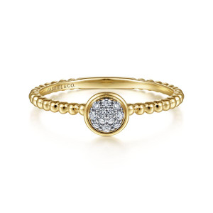 Gabriel & Co. 14K Yellow Gold Bujukan Diamond Cluster Ring.  SKU: 11039.  Available at DiamondBayJewelers.com Gabriel & Co. 14K Yellow Gold Bujukan Diamond Cluster Ring.  SKU: 11039.  Available at DiamondBayJewelers.com