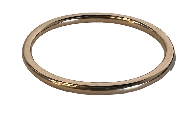 14k Gold Elegant Bangle Bracelet.  SKU: 784598.  Available at DiamondBayJewelers.com