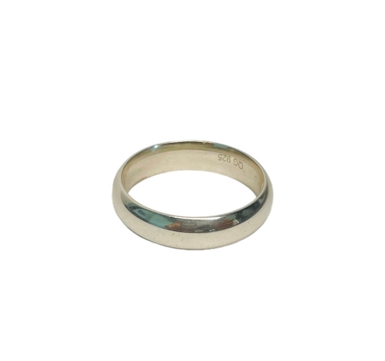 Stainless Steel Ring Band 8mm.  SKU: 123987.  Available at DiamondBayJewelers.com