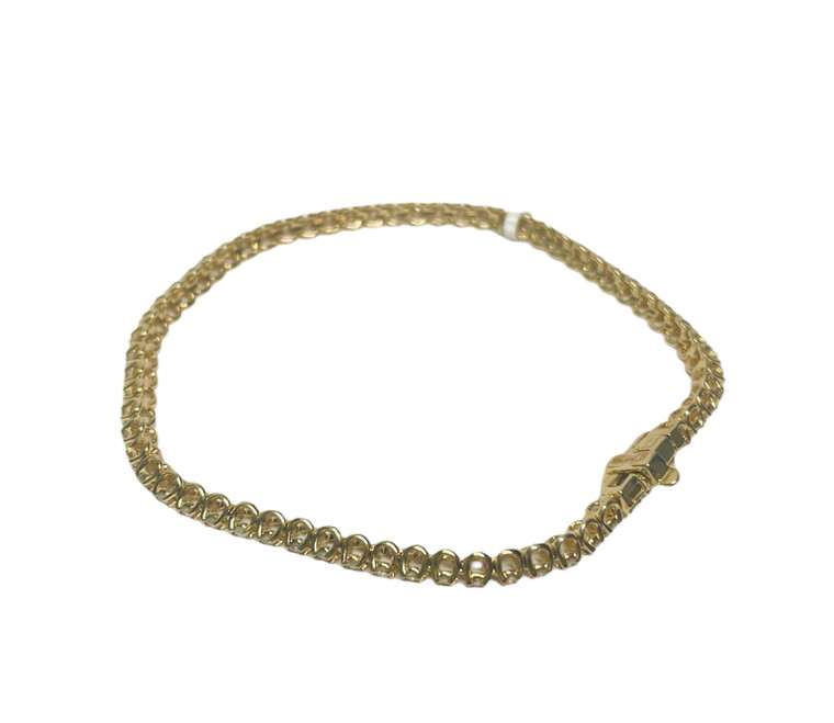 14K Yellow Gold Tennis Bracelet 1.0 ctw.  SKU: 737473.  Available at DiamondBayJewelers.com