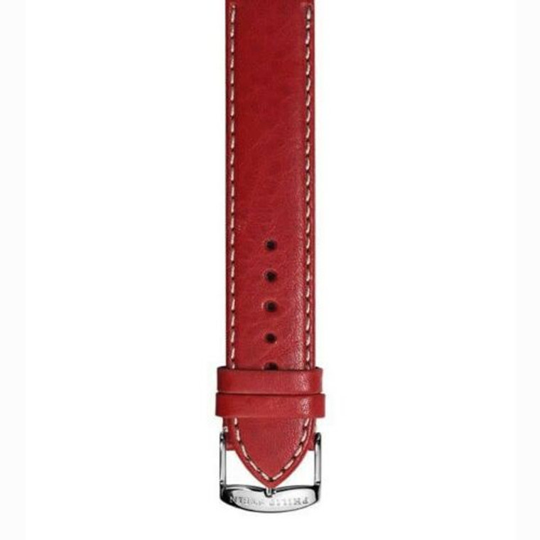 Philip Stein Red Leather Band 2-CSTR.  SKU: 321007. Available at DiamondBayJewelers.com