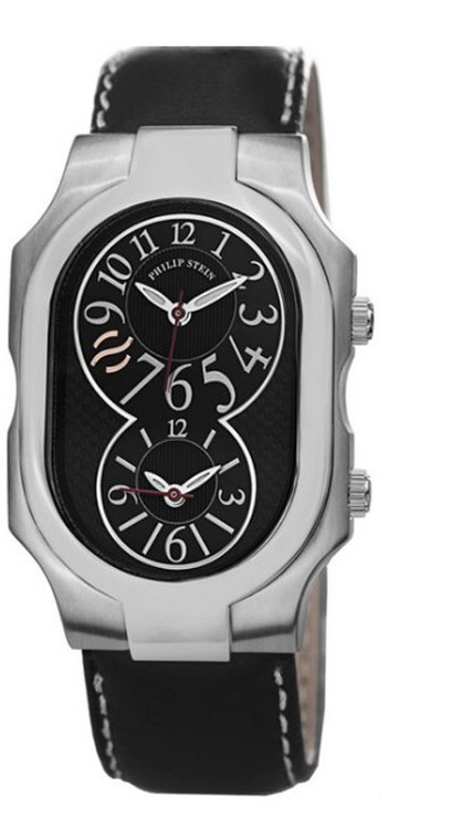 Philip Stein Dual Time Men's Watch 2-BK.  SKU: 432003.  Available at DiamondBayJewelers.com
