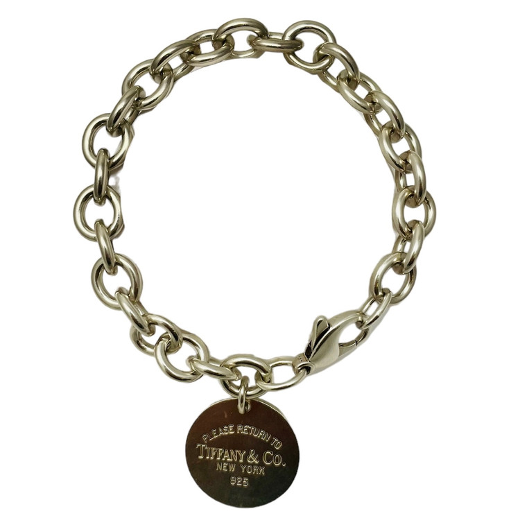 Tiffany & Co. 925 SS. "Please Return" Bracelet.  SKU: 765004.  Available at DiamondBayJewelers.com