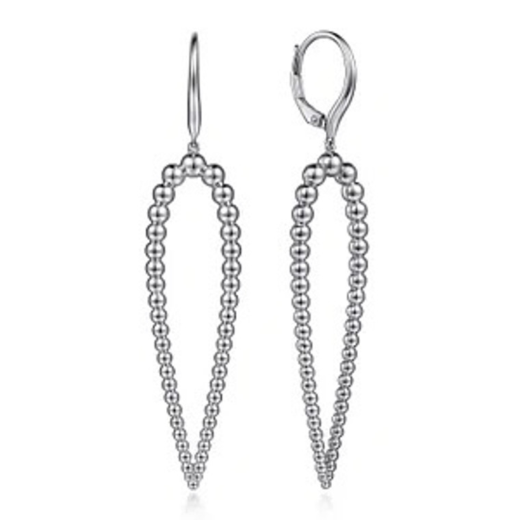 925 Sterling Silver Bujukan Drop Earrings SKU:5042401 available at www.diamondbayjewelers.com EG14428SVJJJ