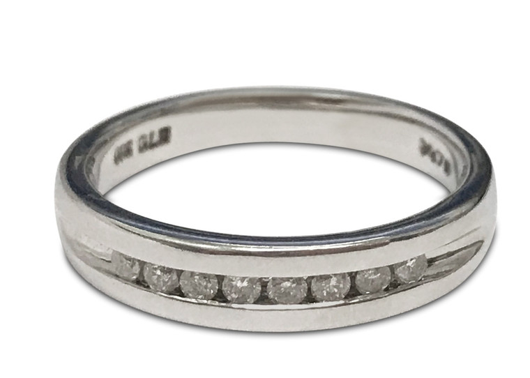 14KW Diamond Band .25ct.  SKU: WGR38-9.5.  Available at DiamondBayJewelers.com