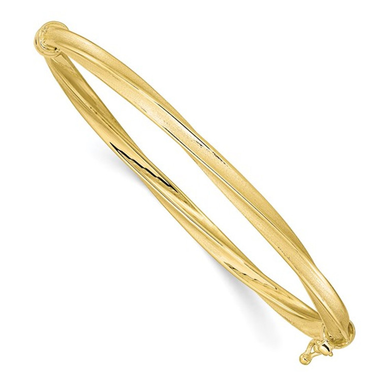 10K Yellow gold Swirl bracelet.  SKU: YGB6140.  Available at DiamondBayJewelers.com