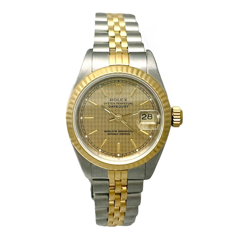Rolex watch Lady-Datejust 69173 /YR1985.  SKU: 69173.  Available at DiamondBayJewelers.com
