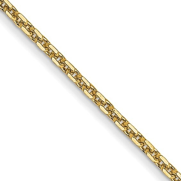 14K .95mm Diamond-cut Cable Chain.  SKU: PEN17-16 - Base.  Available at DiamondBayJewelers.com