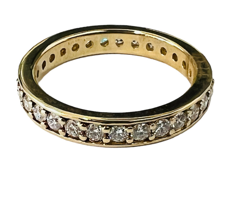 14K Diamond .87ctw Eternity band.  SKU: ET002.  Available at DiamondBayJewelers.com