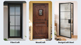 Pre-Hung Doors by GlassCraft | FiberCraft, WoodCraft & DesignCraft Steel Interior