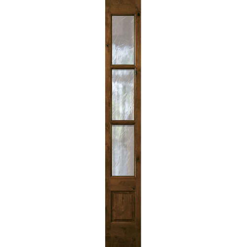 Sidelite | WoodCraft | 3 Lite TDL Knotty Alder | 8' Tall - ES8494IG