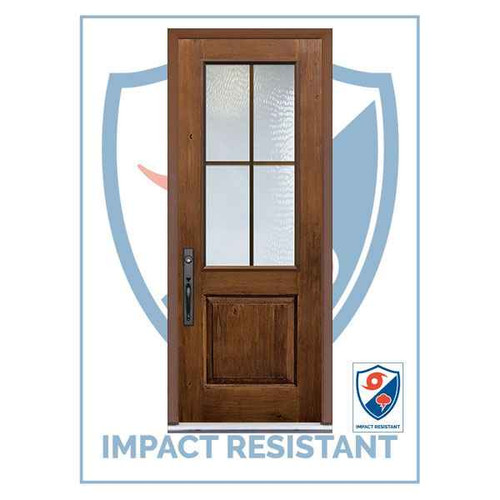 IMPACT RATED | 2/3 Lite 4 Lite SDL | 8' Tall - IMP-MKR17000-SDL4