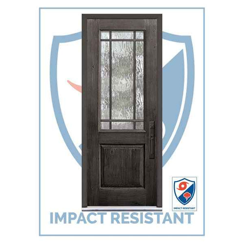 IMPACT RATED | 2/3 Lite 9 Lite Marginal SDL | 8' Tall - IMP-MKR17000-SDL9CR