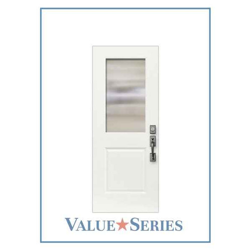 ValueSeries | 1/2 Lite Smooth 1 Lite Flush Glazed Clear Glass | 6'8 - SF306801-CL