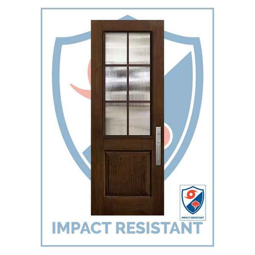 IMPACT RATED DR | 2/3 SDL 6 Lite | 8'0 - MKR17000-SDL6-IMPDR