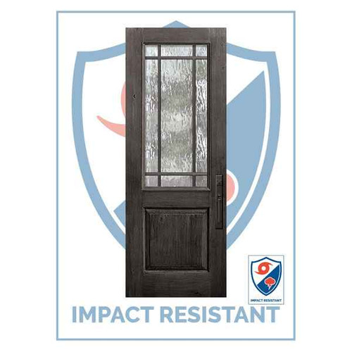 IMPACT RATED DR | 2/3 SDL 9 Lite Craftsman | 8'0 - MKR17000-SDL9CR-IMPDR