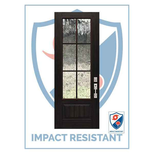 IMPACT RATED DR | 3/4 SDL 6 Lite | 8'0 - MCR18000-SDL6-IMPDR