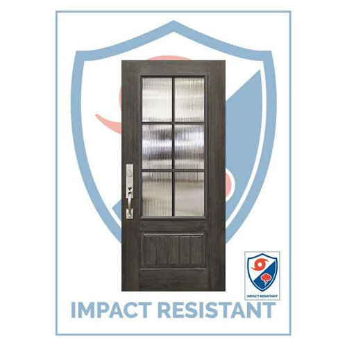 IMPACT RATED DR | 3/4 Lite SDL 6 Lite | 6'8 - MCR08000-SDL6-IMPDR