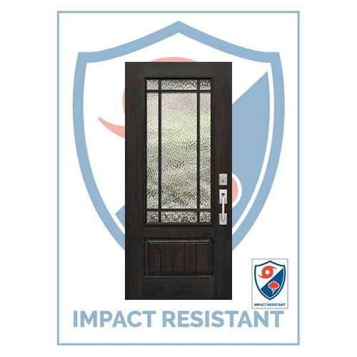 IMPACT RATED DR | 3/4 Lite SDL 9 Lite Craftsman | 6'8 - MCR08000-SDL9CR-IMPDR