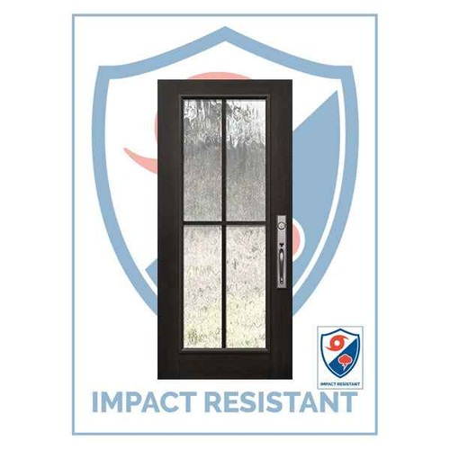 IMPACT RATED DR | Full Lite SDL 4 Lite | 6'8 - MCT09000-SDL4-IMPDR