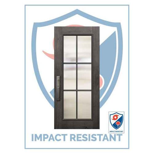 IMPACT RATED DR | Full Lite SDL 6 Lite | 6'8 - MCT09000-SDL6-IMPDR