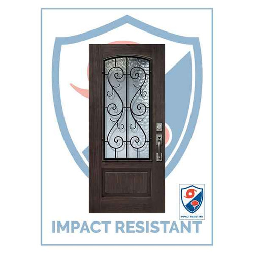 IMPACT RATED DR | Arch Lite St. Charles WI Grille | 6'8 - MCR06000WS-IMPDR