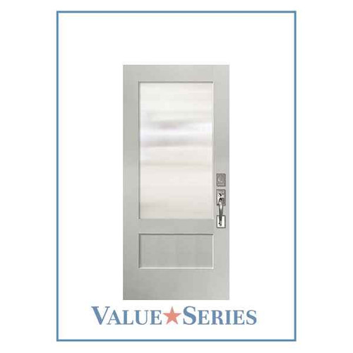 ValueSeries | 3/4 Lite Smooth Flush Glazed Wide View | 6'8" Tall - FG08662LE-WDV