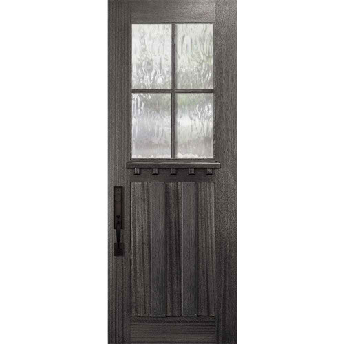 WoodCraft | Craftsman Tall 4-Lite SDL 3 Panel | 8' Tall - CD3080TD43P