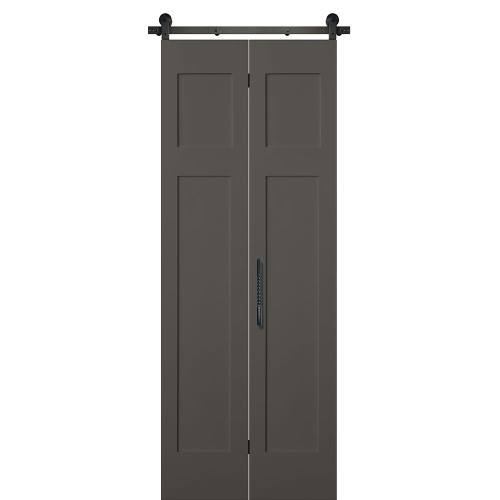 BarnCraft | Craftsman 2 Panel MDF Bifold Pair | - BDMDF2868CM2-BF