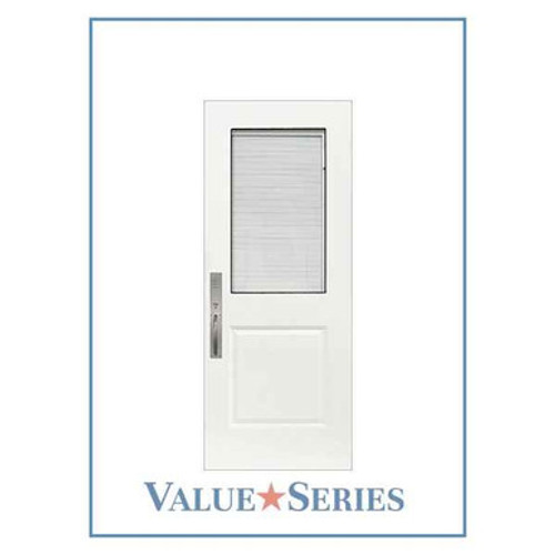 Henson | ValueSeries | 1/2 Lite with Blinds HEN LH | 6'8" Tall Henson | ValueSeries | 1/2 Lite with Blinds HEN LH | 6'8" Tall