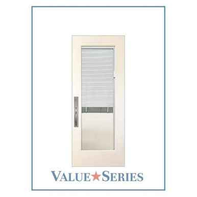 Henson | ValueSeries | Full Lite with Blinds HEN LH | 6'8" Tall - DFVFPBL1-HEN-LH